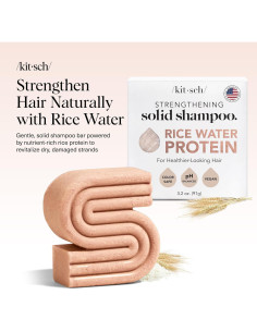 Champú en Barra Kitsch Agua de Arroz 90.7 g - Cabello Seco 2