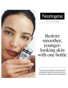 Suero Facial Antienvejecimiento Neutrogena 29.57 ml con Retinol 2