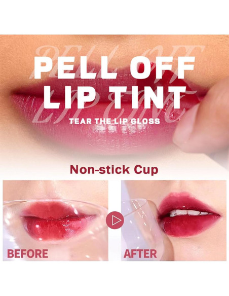 Tinte de Labios Mate Peel Off HanDaiYan9 - 3 Colores Alta Pigmentación