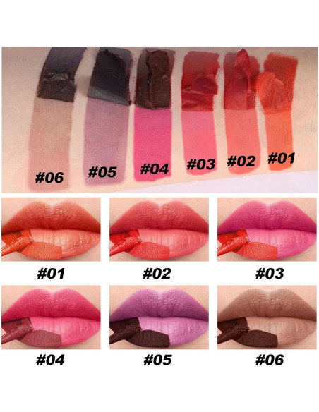 Tinte de Labios Mate Peel Off HanDaiYan9 - 3 Colores Alta Pigmentación