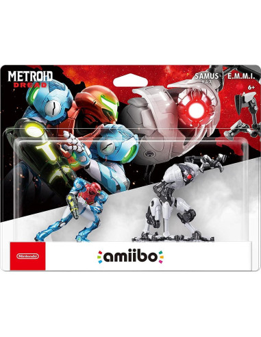 Amiibo Nintendo Metroid Dread 2-Pack Samus y E.M.M.I.