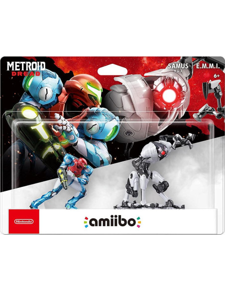 Amiibo Nintendo Metroid Dread 2-Pack Samus y E.M.M.I.