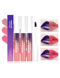 Conjunto de Lápiz Labial Peel Off Petansy 3 Colores Mate