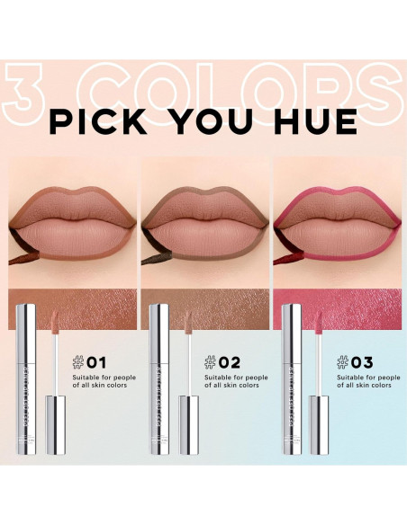 Set de Tinte de Labios Peel Off HOSAILY 3 Colores Mate