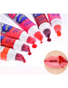 Tinte Labial Peel Off 6 Colores Larga Duración Impermeable 2