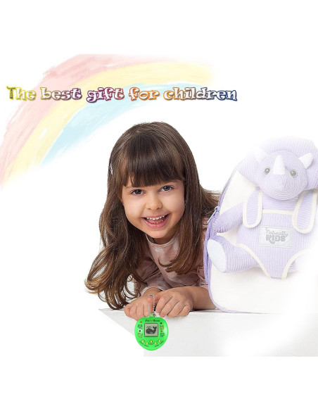 4 Llaveros Mascotas Virtuales SAFSOUL 168 Tipos LCD Portátiles