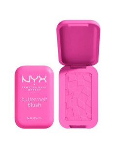 Rubor en Polvo NYX Buttermelt 4.8g - Vegano, Resistente 12h