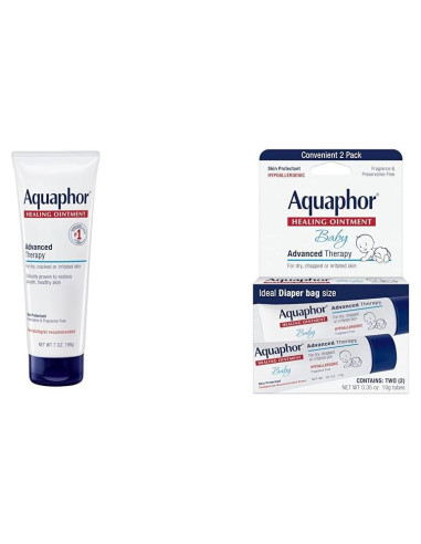 Aquaphor Ungüento Sanador 198g + 2x10g Bebé Piel Seca