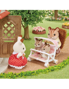 Cochecito Doble para Bebés Epoch 4533 - Accesorio Sylvanian 2