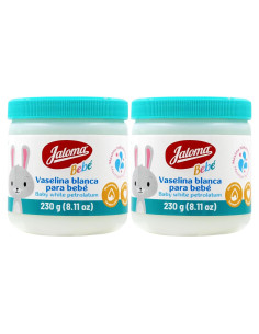 Jaloma Baby Petrolato Blanco 230g (Paquete de 2) Hidratante