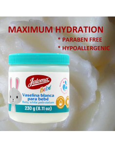Jaloma Baby Petrolato Blanco 230g (Paquete de 2) Hidratante 2