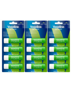 Bálsamo Labial Vaseline Lip Therapy Aloe Vera 12-Pack 4.5g