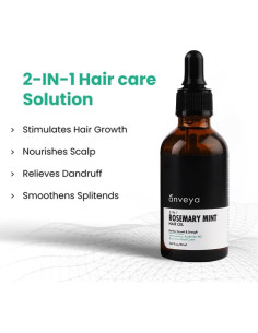 Aceite de Romero y Menta Anveya 50ml - Crecimiento y Cuidado Cabello 2