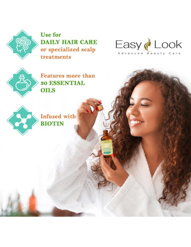 Aceite Fortalecedor de Cuero Cabelludo y Cabello Romero y Menta 59ml