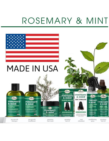 Acondicionador Difeel Romero y Menta 340 g con Biotina