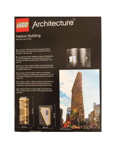 LEGO Arquitectura 21023 Edificio Flatiron 19.1x6.1x26.2cm 2