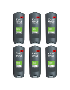 Gel de Ducha Dove Men Care Extra Fresco 400 mL x 6 Paquete