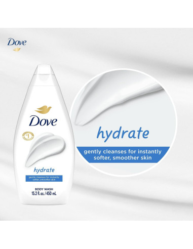 Dove Gel de Ducha Hidratante 2-Pack 430g - Cuidado Suave Piel