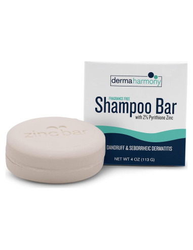 Champú sólido DermaHarmony 2% Piritiona Zinc 113.4 g