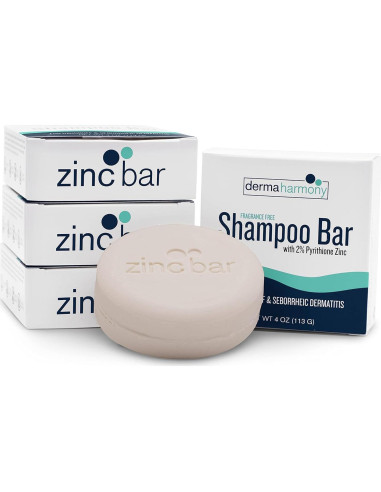 Champú sólido DermaHarmony 2% Piritiona Zinc 113.4 g