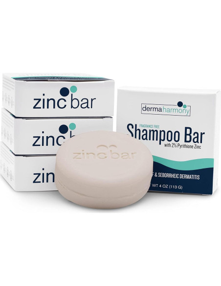 Champú sólido DermaHarmony 2% Piritiona Zinc 113.4 g