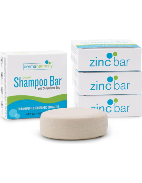 Champú sólido DermaHarmony 2% Piritiona Zinc 113.4 g