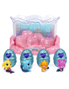 Acuario Mágico Submarino Hatchimals CollEGGtibles con 8 Personajes