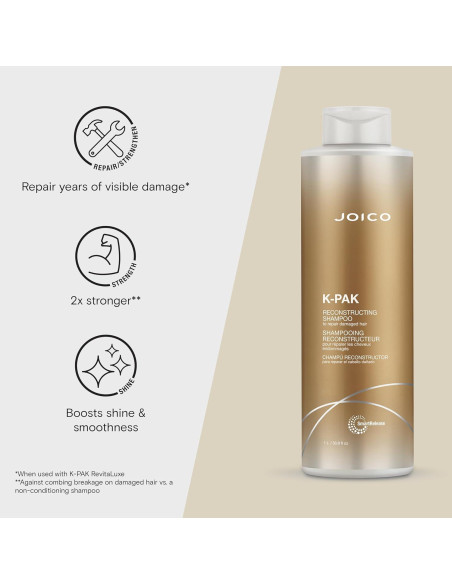 Champú y Acondicionador Joico K-PAK 1000 ml - Reconstrucción Cabello Dañado