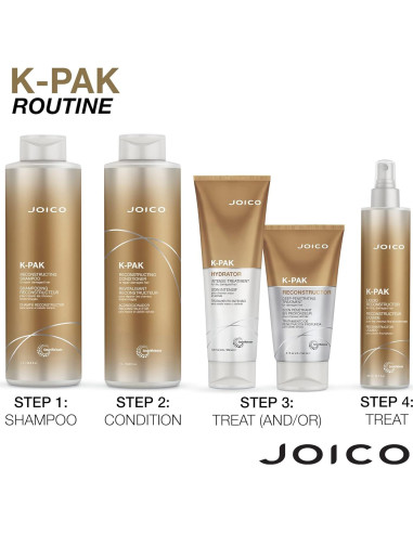 Champú y Acondicionador Joico K-PAK 1000 ml - Reconstrucción Cabello Dañado