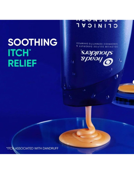 Champú 2-en-1 Head & Shoulders Clinical Strength 400 mL x2 - Alivio Caspa Champú 2-en-1 Head & Shoulders Clinical Strength 400 mL x2 - Alivio Caspa