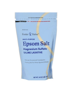 Sal de Epsom Foster & Thrive 0.45 kg - Sulfato de Magnesio USP