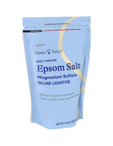 Sal de Epsom Foster & Thrive 0.45 kg - Sulfato de Magnesio USP