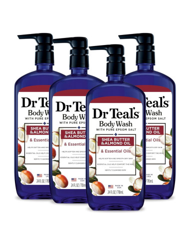 Gel de Baño Dr Teal's 710 ml con Sal de Epsom y Manteca de Karité