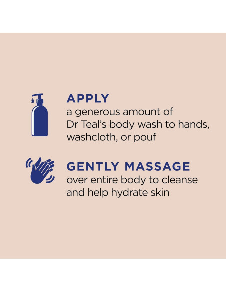 Gel de Baño Dr Teal's 710 ml con Sal de Epsom y Manteca de Karité