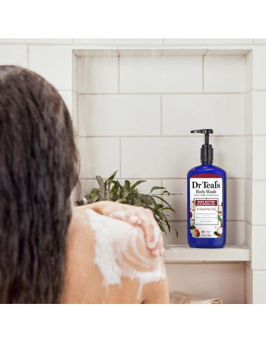 Gel de Baño Dr Teal's 710 ml con Sal de Epsom y Manteca de Karité