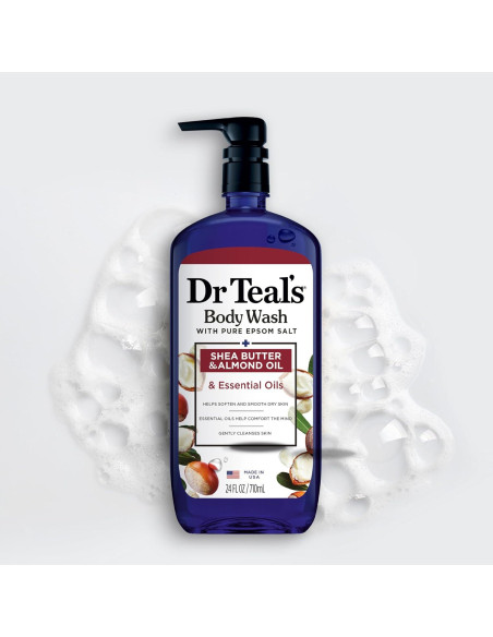 Gel de Baño Dr Teal's 710 ml con Sal de Epsom y Manteca de Karité