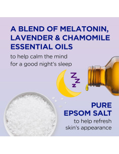 Gel de Baño Dr Teal's Sleep Blend 710 ml x 4 con Melatonina 2