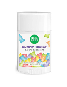 Desodorante Natural Fresh Monster para Niños 49.6g - Gummy Burst