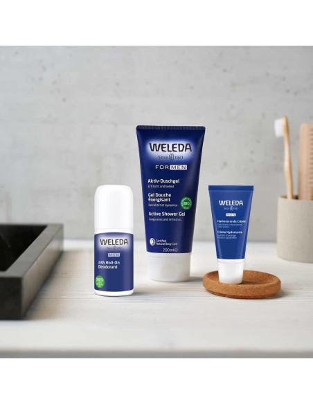 Desodorante Roll-On 24H Weleda para Hombres 50ml Sin Aluminio