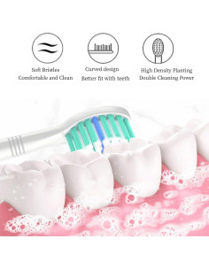 Cabezas de Repuesto para Cepillo Eléctrico WEQNNM - 10 Unidades 2