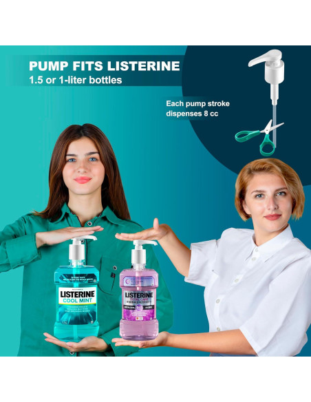 Dispensador de bomba Listerine shopperals - 2 unidades Dispensador de bomba Listerine shopperals - 2 unidades