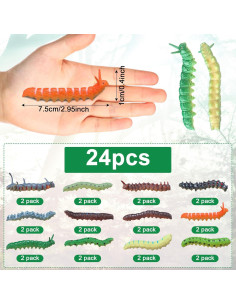 24 Orugas de Simulación Educativas Arrowbash - Juguetes Interactivos 2