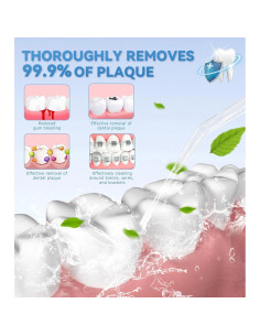 Irrigador Dental Eléctrico HEYAXA 1000ML 10 Presiones Ajustables 2