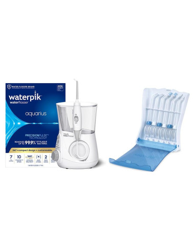 Irrigador Dental Waterpik Aquarius WP-660 con 6 Puntas y Estuche