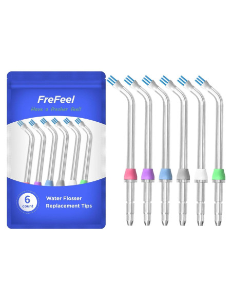 Puntas de Repuesto Waterpik - 6 Puntas Eliminadoras de Placa