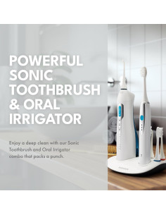 Combo Cepillo de Dientes Sónico e Irrigador Oral ToiletTree 2