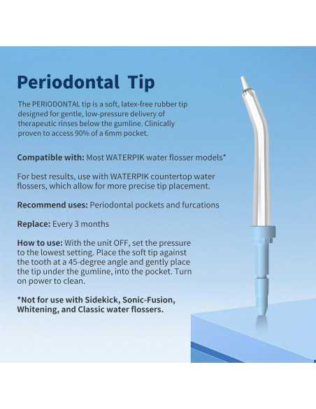 Puntas de Repuesto Waterpik Combo 8 Piezas + Estuches