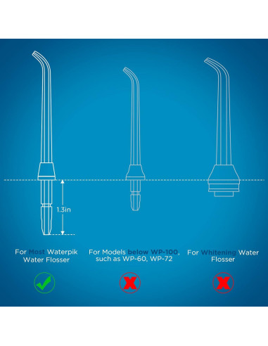 Puntas de Repuesto Waterpik Combo 8 Piezas + Estuches