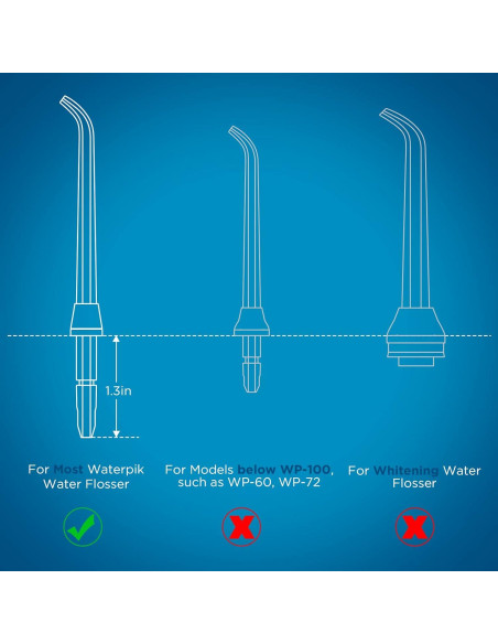 Puntas de Repuesto Waterpik Combo 8 Piezas + Estuches