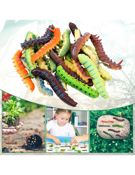 24 Orugas de Simulación Educativas Arrowbash - Juguetes Interactivos